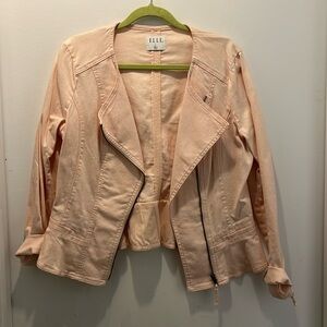 Elle pink denim jacket